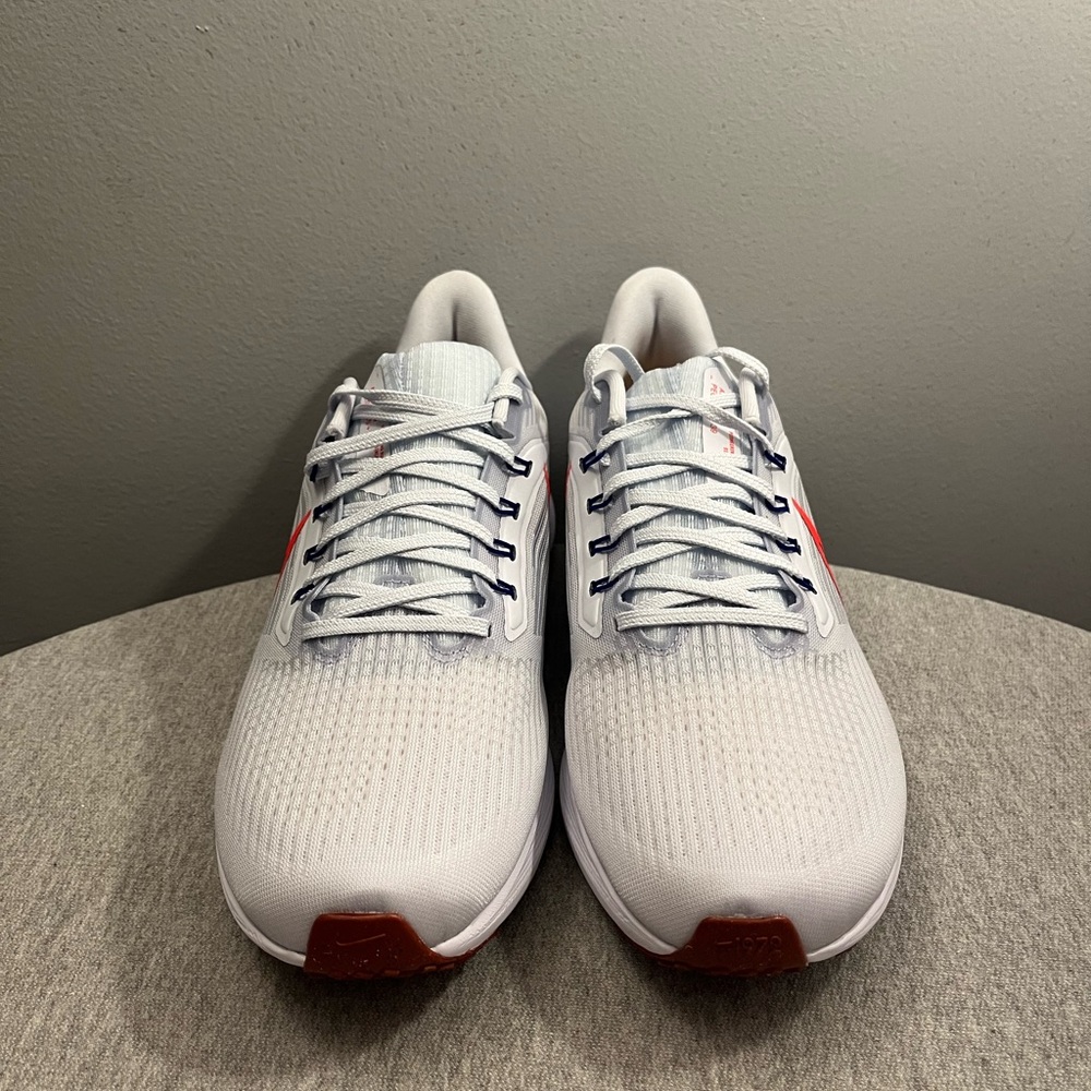 Nike Air Zoom Pegasus 39 Grey Bright Crimson Men's Shoe Size 9.5 DH4071-007 - Picture 4 of 11